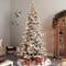 9.5ft. Pre-Lit Flocked Manchester Spruce Artificial Christmas Tree, 650 Lights